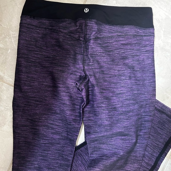 Lululemon yoga purple leggings low rise leggings - Picture 3 of 6